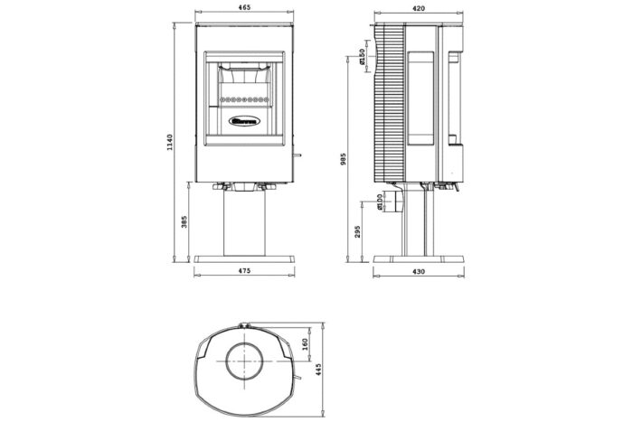 dovre-astro-4cb-p-met-voet-houtkachel-line_image